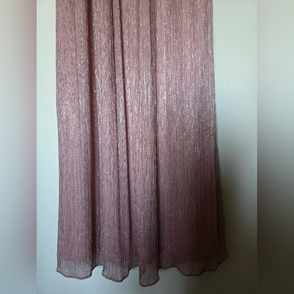 S.L. Fashions Women’s Long A-line Mother of The Bride Dress with Ruched Waist (P - Picture 4 of 9